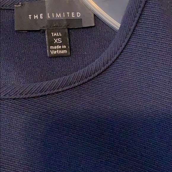 The Limited. Navy High-Low dress. - Picture 2 of 2